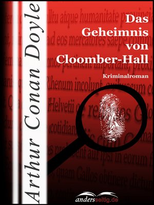 cover image of Das Geheimnis von Cloomber-Hall